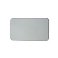 Sublimation Printable Rectangle Aluminum Name Plate/ ID Badge (3 1/2"x2")